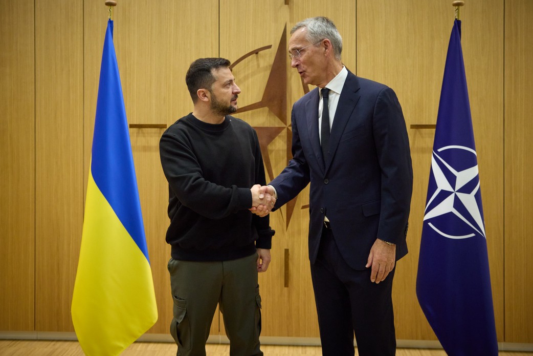 Volodymyr Zelensky Jens Stoltenberg